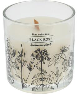 Świeczka zapachowa Flora Collection, Black Rose, 10 x 10 cm