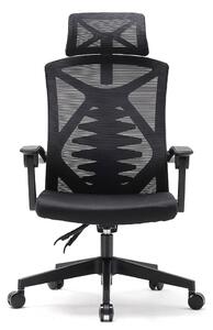 Fotel ergonomiczny ANGEL biurowy obrotowy Spino czarny