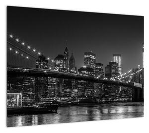 Obraz mostu Brooklyn Bridge w Nowym Jorku (70x50 cm)
