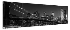 Obraz mostu Brooklyn Bridge w Nowym Jorku (170x50 cm)