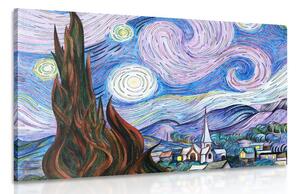 Obraz reprodukcja Gwieździstej nocy - Vincent van Gogh