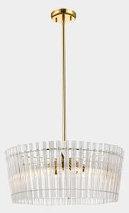 Lampa wisząca glamour złota BACH 52 cm