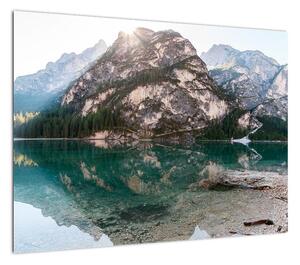 Obraz górskiego jeziora (70x50 cm)