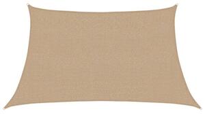Żagiel przeciwsłoneczny, 160 g/m², taupe, 3/4x2 m, hdpe