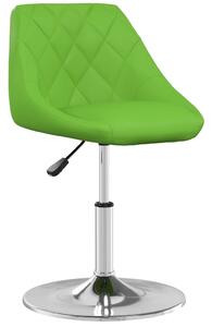 Krzesło stołowe, zielone, sztuczna skóra