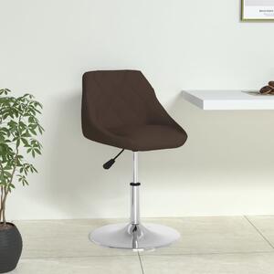 Krzesło stołowe, brązowe, sztuczna skóra