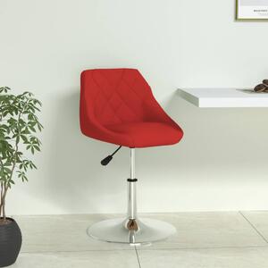 Krzesło stołowe, kolor winnej czerwieni, sztuczna skóra