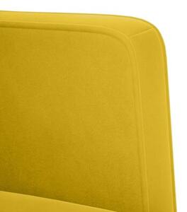 Sofa dwuosobowa Å¼Ã³Åta 111 cm aksamitna