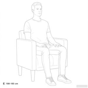 Sofa fotel z podÅokietnikami ciemnoszary 53 cm aksamit