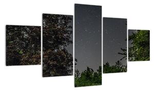 Obraz nocnego nieba (125x70 cm)