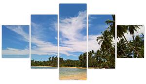 Obraz plaży (125x70 cm)