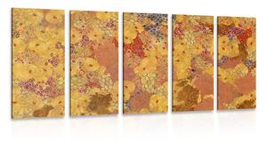5-częściowy obraz abstrakcja w stylu G. Klimta