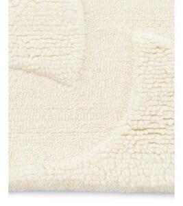 Ręcznie tkany dywan z wełny z wypukłą strukturą Clio