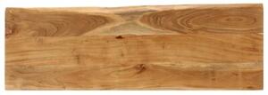 Ławka z naturalną krawędzią drewna, 105 cm, drewno akacjowe
