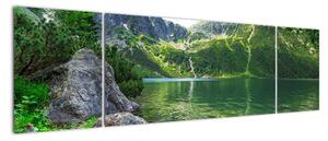 Obraz jeziora w Tatrach (170x50 cm)