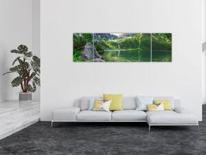 Obraz jeziora w Tatrach (170x50 cm)
