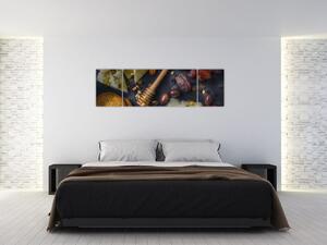 Obraz z suszonymi owocami (170x50 cm)