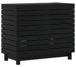Kosz na pranie, 88,5x44x76 cm, lite drewno sosnowe