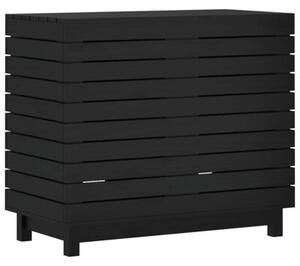 Kosz na pranie, 88,5x44x76 cm, lite drewno sosnowe