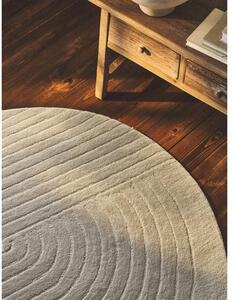 Okrągły ręcznie tuftowany dywan z wełny Mason