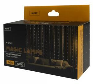 Kurtyna świetlna lampki świąteczne 400 LED 3x2m 3000K DC 5V MAGICZNE LAMPKI Ecolight