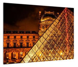 Obraz Luwru w Paryżu (70x50 cm)