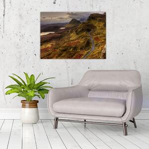 Obraz szkockich gór (70x50 cm)