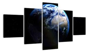 Obraz planety Ziemia (125x70 cm)