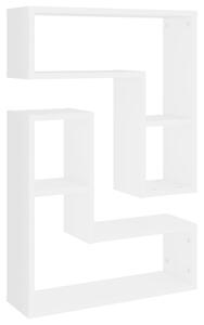 Półki ścienne, 2 szt., białe, 50x15x50 cm, płyta wiórowa