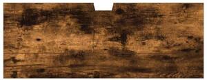 Szafka pod umywalkę, przydymiony dąb, 80x30x60 cm