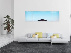 Obraz domu nad morzem (170x50 cm)