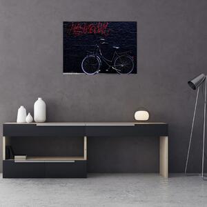 Obraz roweru w Amsterdamie (70x50 cm)