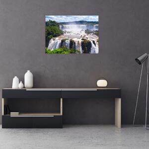 Obraz wodospadu Iguassu (70x50 cm)