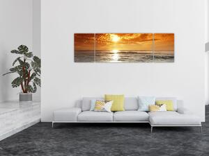 Obraz zachód słońca na Korsyce (170x50 cm)