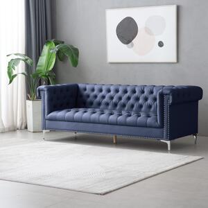 Sofa RICK, trzyosobowa, niebieska