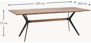 Stół do jadalni z drewna dębowego Downtown, różne rozmiary