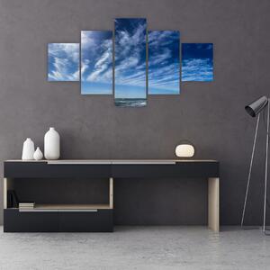 Obraz nieba z chmurami (125x70 cm)