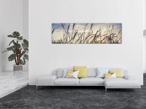 Obraz kwiatów łąkowych (170x50 cm)
