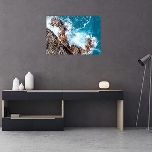 Obraz skał i morza (70x50 cm)