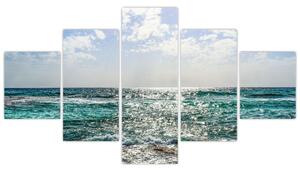 Obraz powierzchni morza (125x70 cm)
