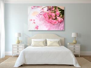 Obraz bukiet różowych róż