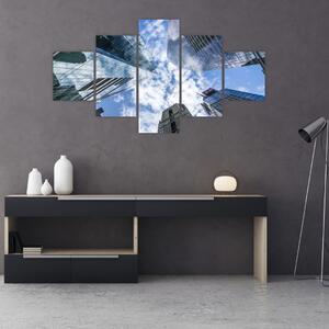 Obraz drapaczy chmur (125x70 cm)