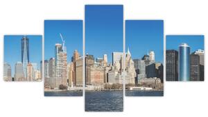 Obraz - Manhattan w Nowym Jorku (125x70 cm)
