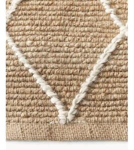Ręcznie wykonany dywan z juty Kunu