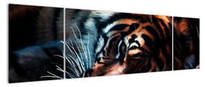 Obraz leżącego tygrysa (170x50 cm)