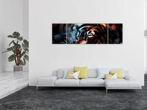 Obraz leżącego tygrysa (170x50 cm)