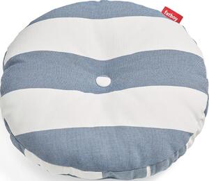 Poduszka Circle w paski niebiesko-biała