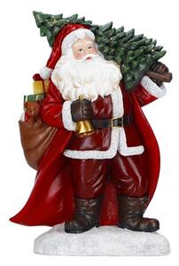 Święty Mikołaj z choinką LED 38,5cm MERRY MOMENTS