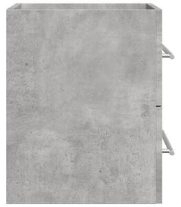 Szafka pod umywalkę, szarość betonu, 60x38,5x48 cm, płyta