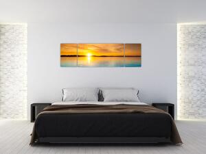Obraz wschodu słońca (170x50 cm)